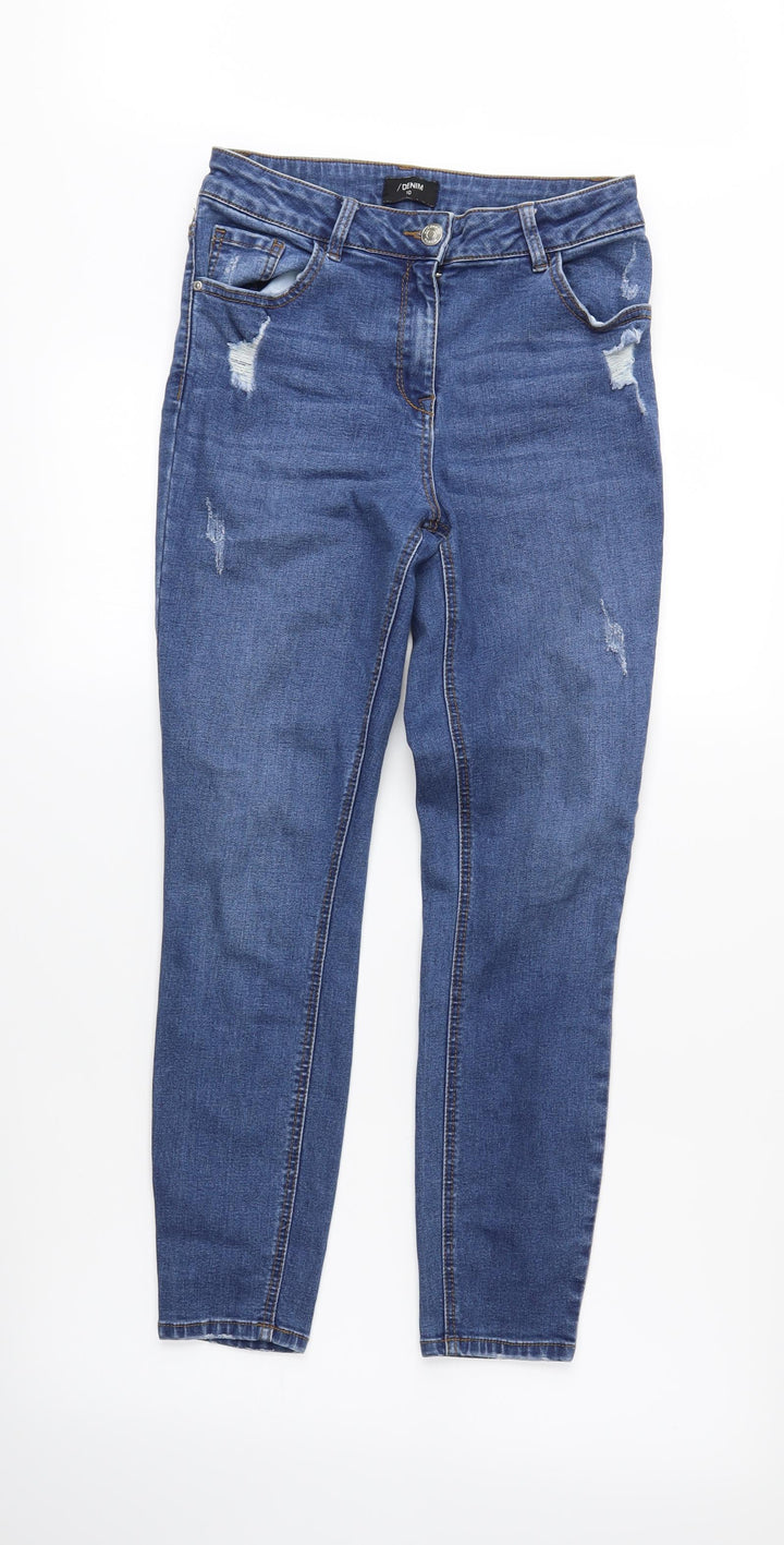 denim/ Womens Blue Skinny Jeans Size 10 L26 in