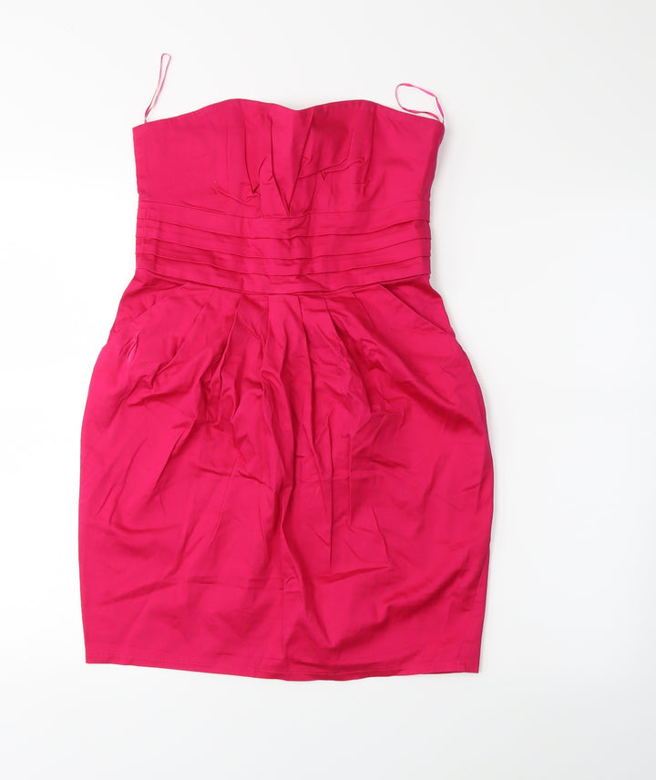newlook Womens Pink   Pencil Dress  Size 10