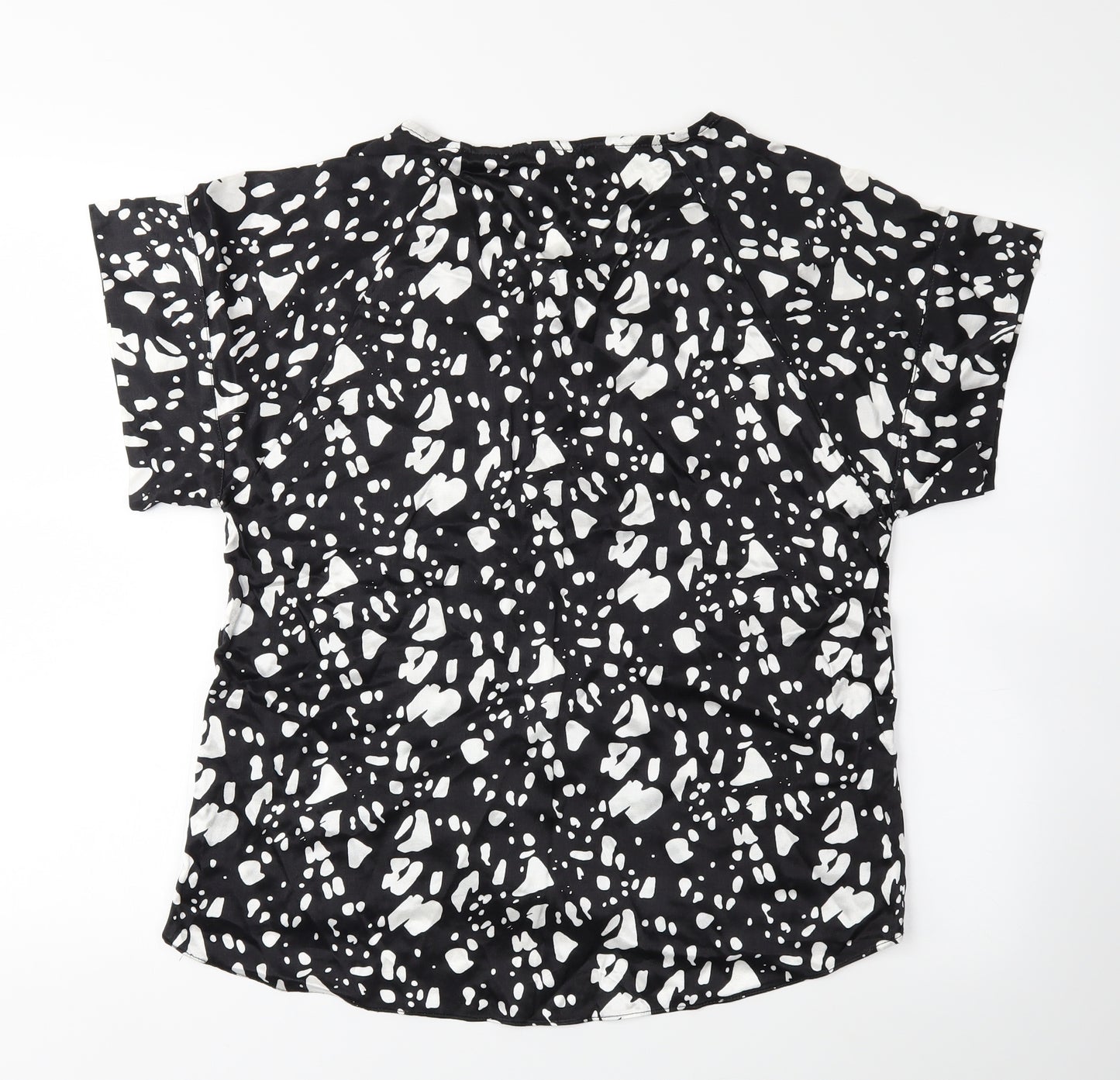 River Island Womens Black Polka Dot  Basic Blouse Size 8