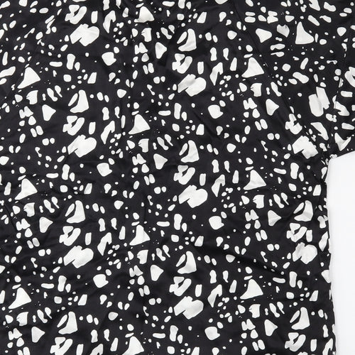 River Island Womens Black Polka Dot  Basic Blouse Size 8