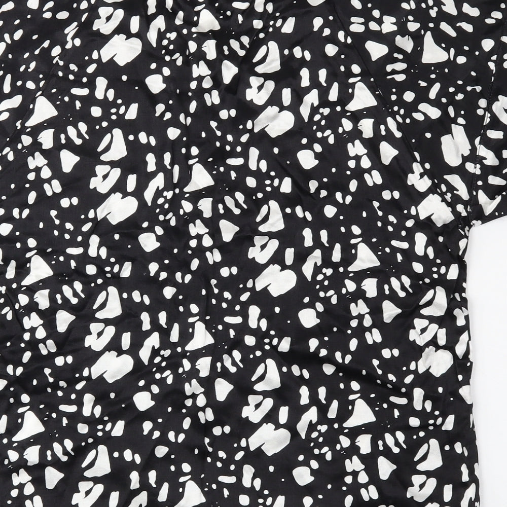 River Island Womens Black Polka Dot  Basic Blouse Size 8