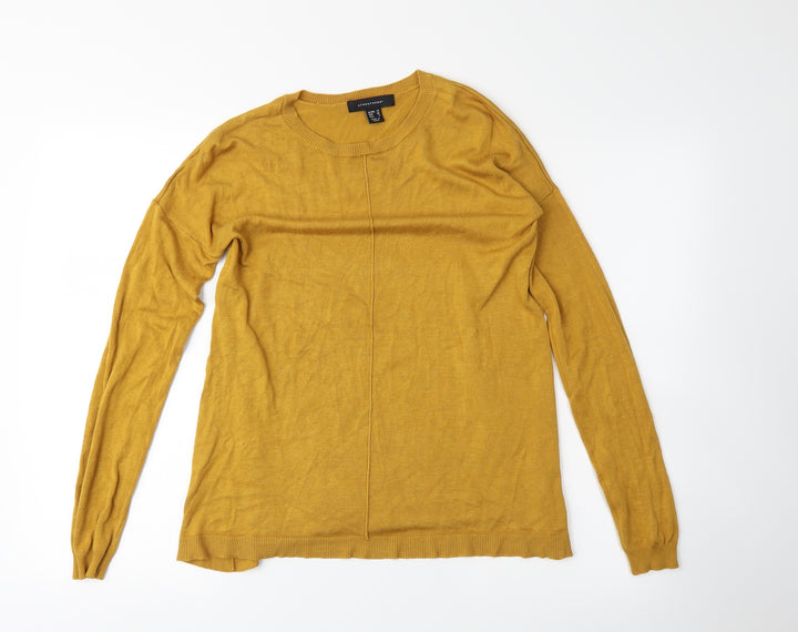 Atmosphere Womens Yellow   Pullover Jumper Size 10