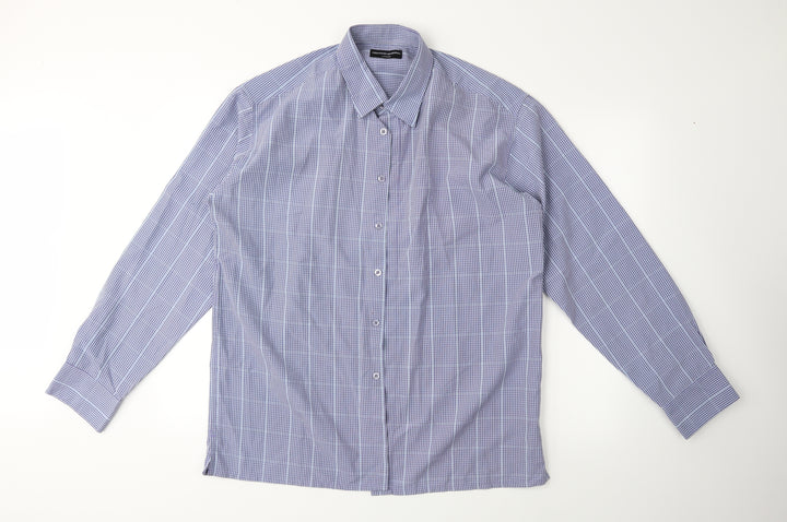 Island Earth Mens Black Plaid Button-Up Size L