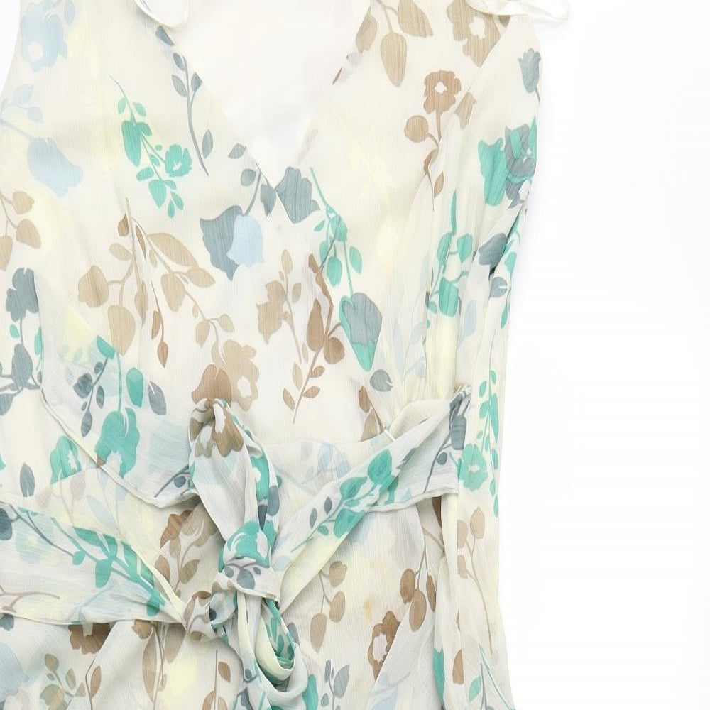 Papaya Womens Ivory Floral  Trapeze & Swing  Size 18
