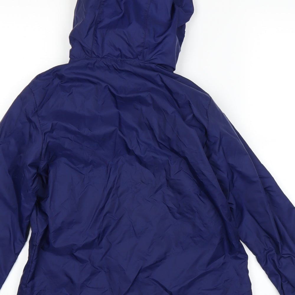 adidas Boys Blue   Rain Coat Coat Size 7-8 Years