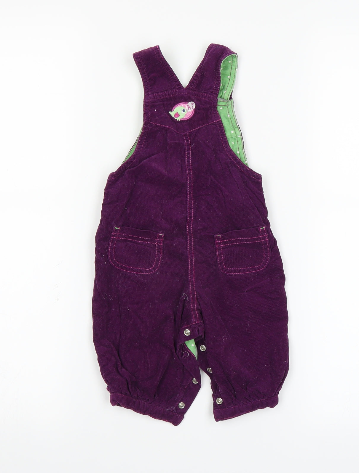 Marks and Spencer Girls Purple   Coverall One-Piece Size 3-6 Months