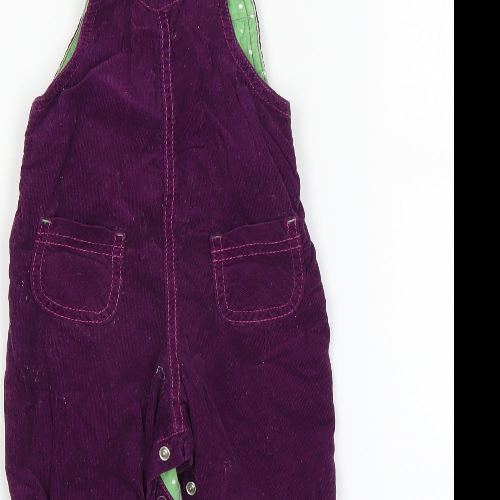 Marks and Spencer Girls Purple   Coverall One-Piece Size 3-6 Months