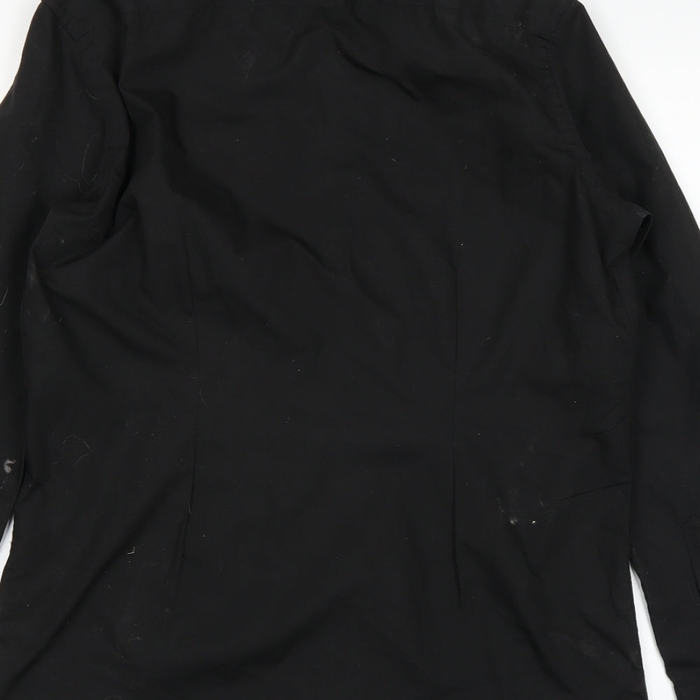 NEXT Mens Black    Dress Shirt Size 15