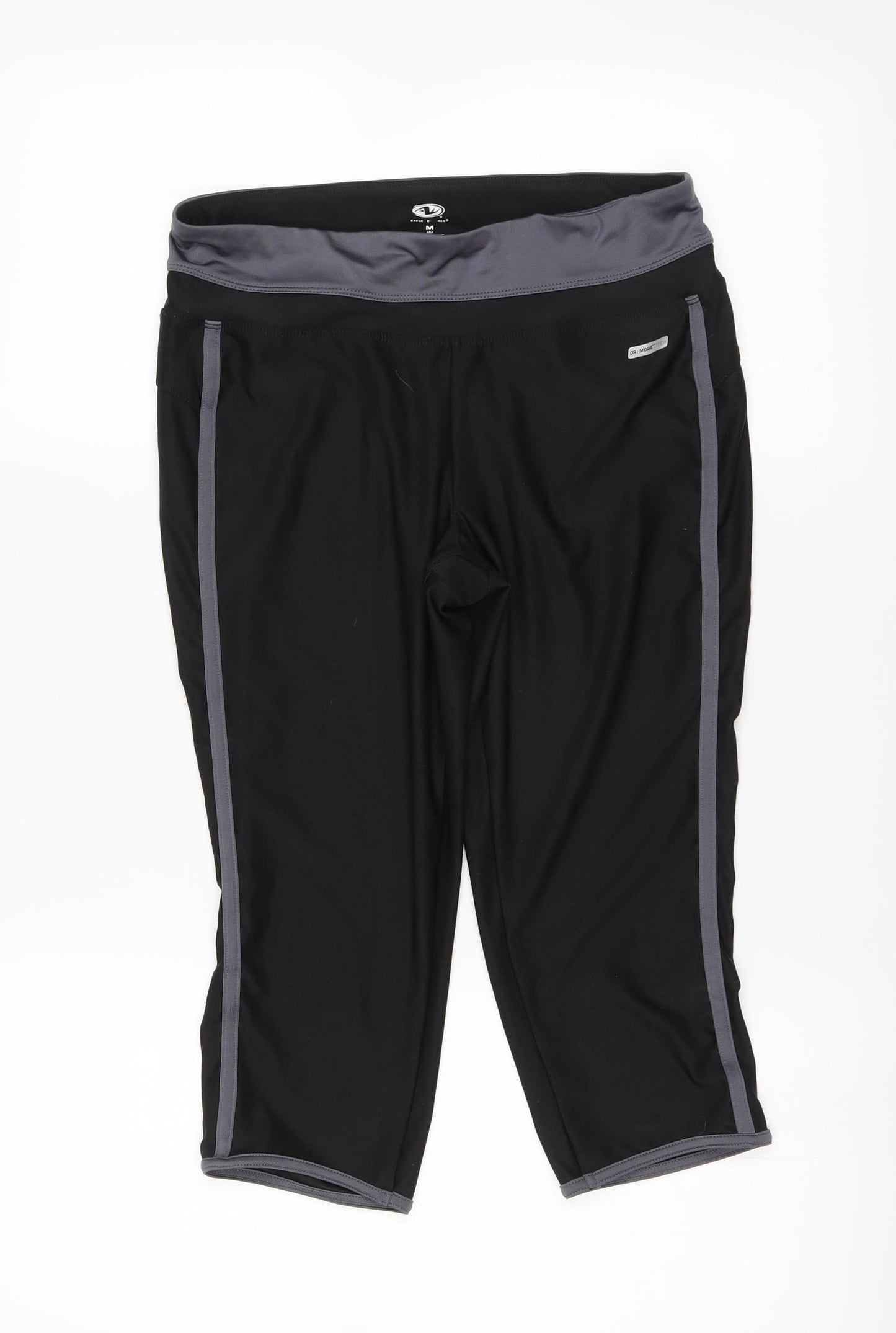 Preworn Womens Black   Jogger Leggings Size M L20 in - cropped leg