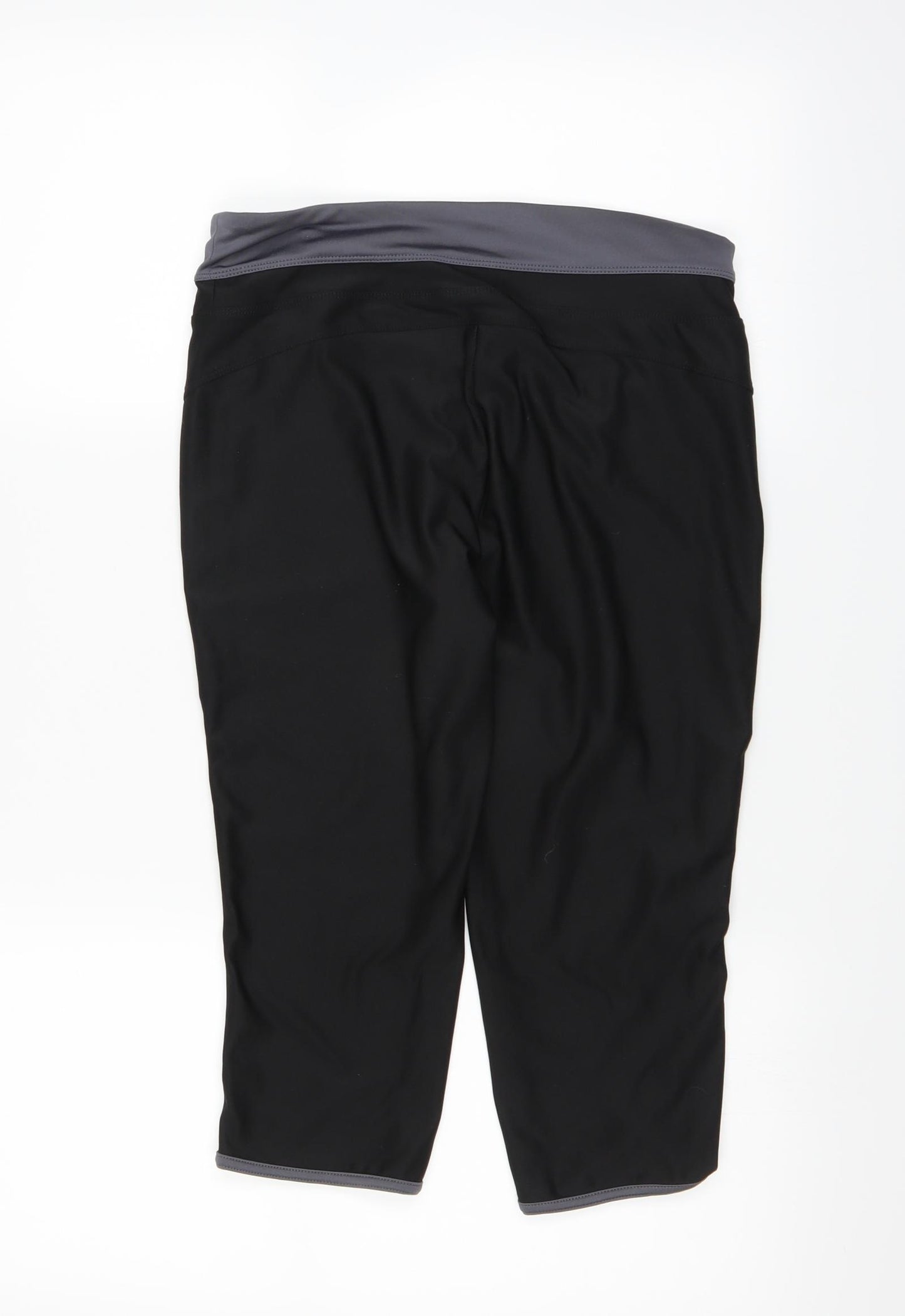 Preworn Womens Black   Jogger Leggings Size M L20 in - cropped leg