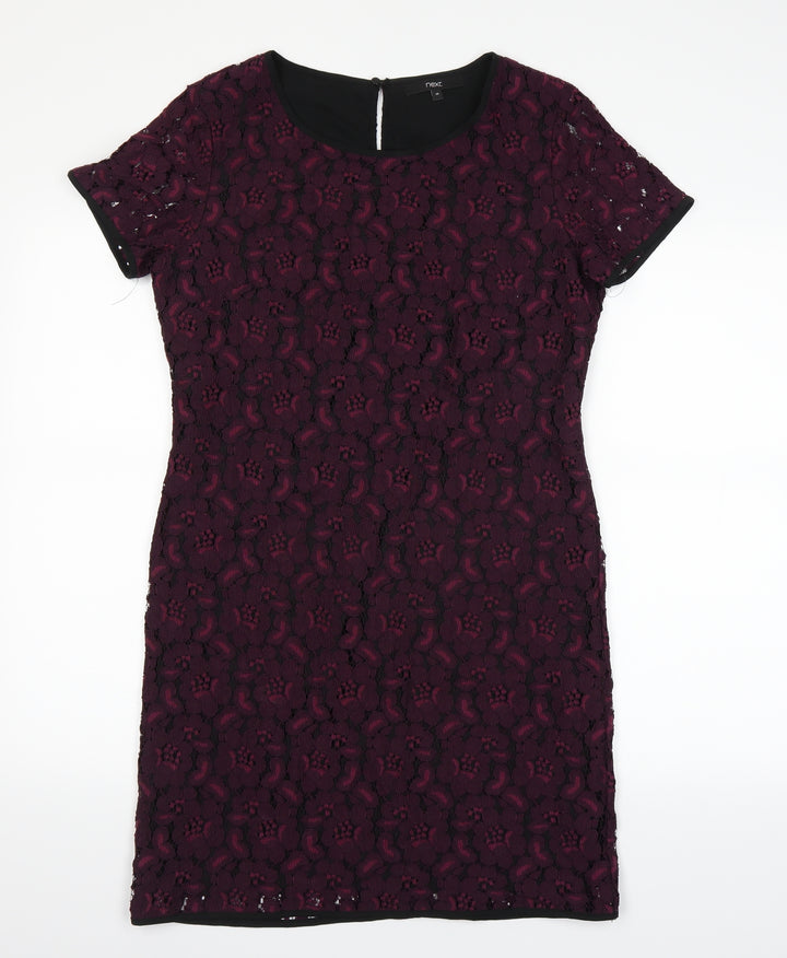 NEXT Womens Red   Pencil Dress  Size 10