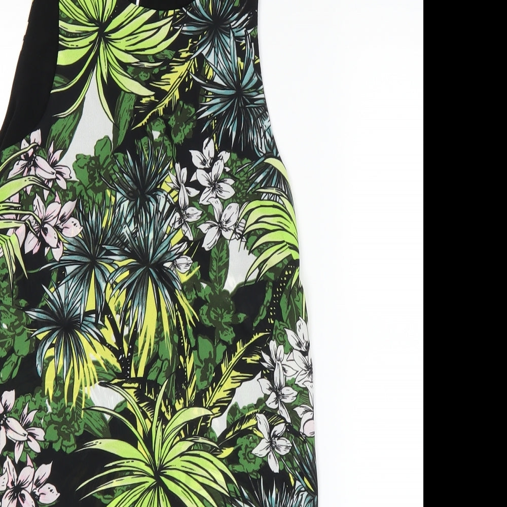 Dorothy Perkins Womens Green   Basic T-Shirt Size 8