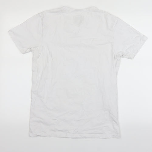 Charles Wilson Mens White    T-Shirt Size M