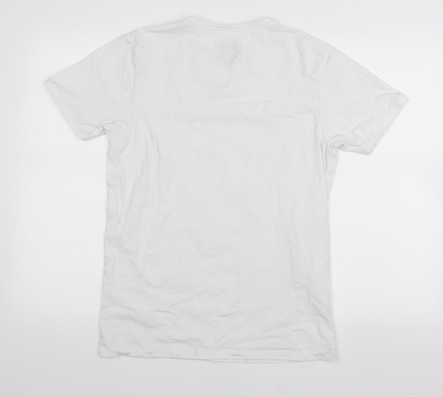 Charles Wilson Mens White    T-Shirt Size M