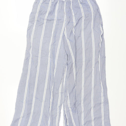H&M Womens Blue   Trousers  Size 6 L23 in