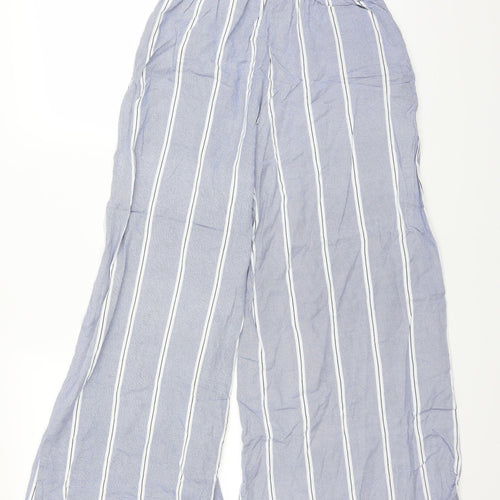 H&M Womens Blue   Trousers  Size 6 L23 in