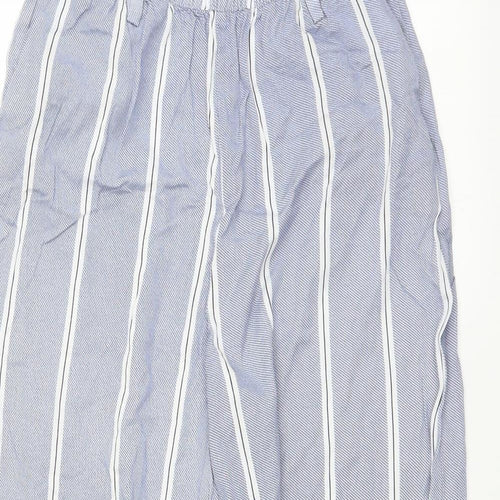 H&M Womens Blue   Trousers  Size 6 L23 in