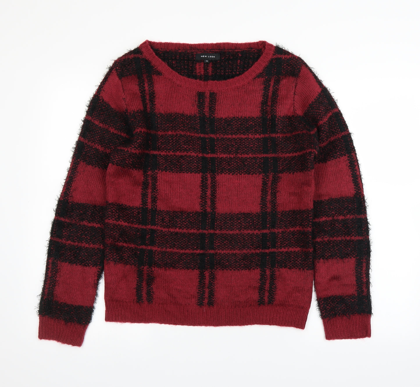 New Look Womens Red   Pullover Jumper Size 12