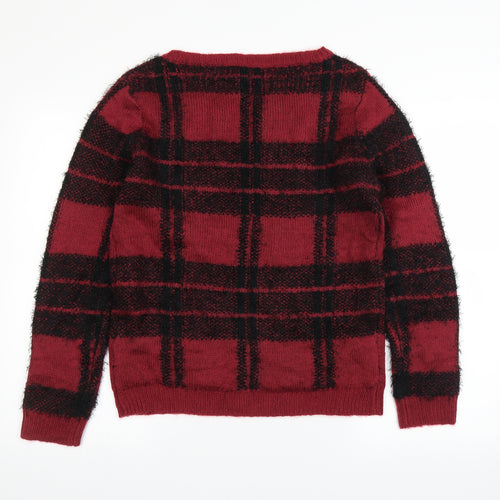 New Look Womens Red   Pullover Jumper Size 12