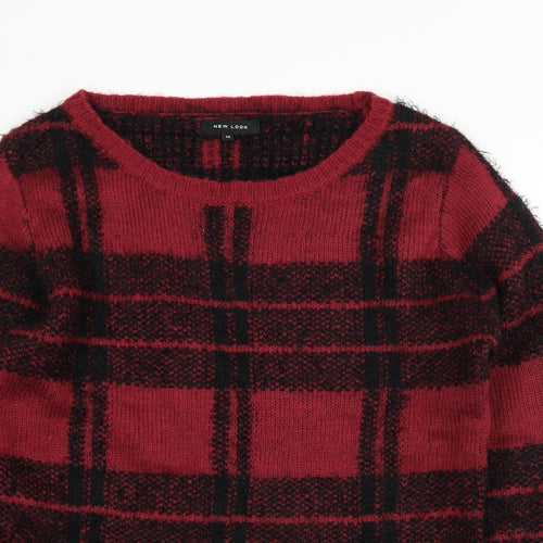 New Look Womens Red   Pullover Jumper Size 12