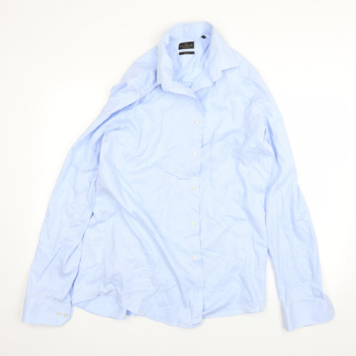 NEXT Mens Blue    Dress Shirt Size 17.5