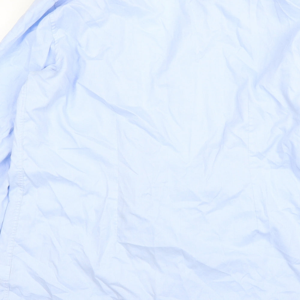NEXT Mens Blue    Dress Shirt Size 17.5