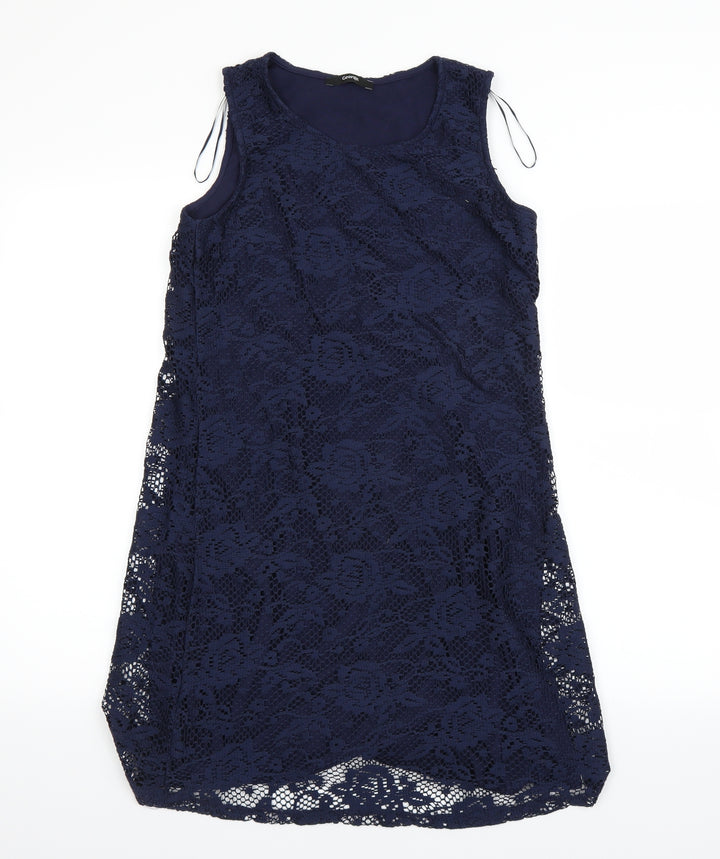 George Womens Blue A-Line Size 8