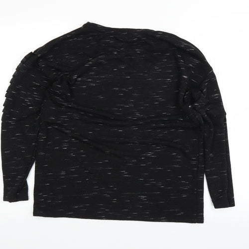 Papaya Womens Black   Pullover Jumper Size M