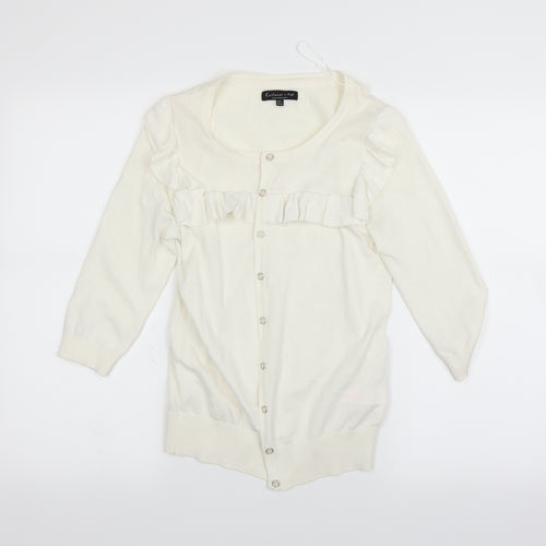 F&F Womens White   Jacket  Size 8