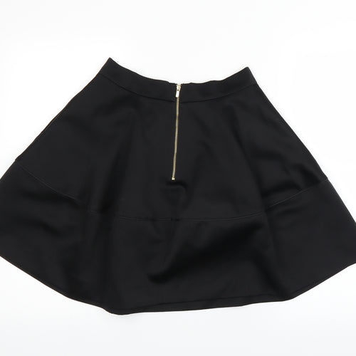 H&M Womens Black   A-Line Skirt Size 10