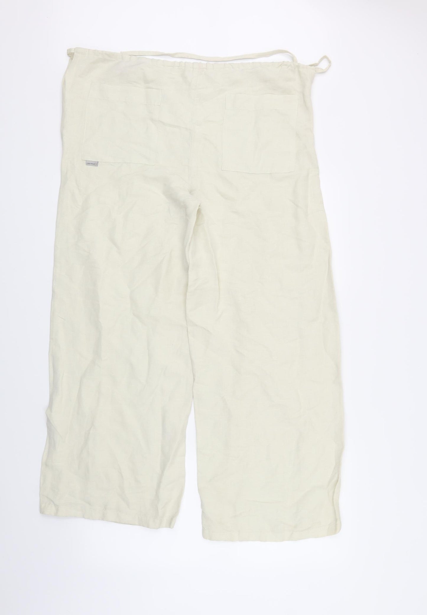 Firetrap Womens Ivory   Cargo Trousers Size L L28 in