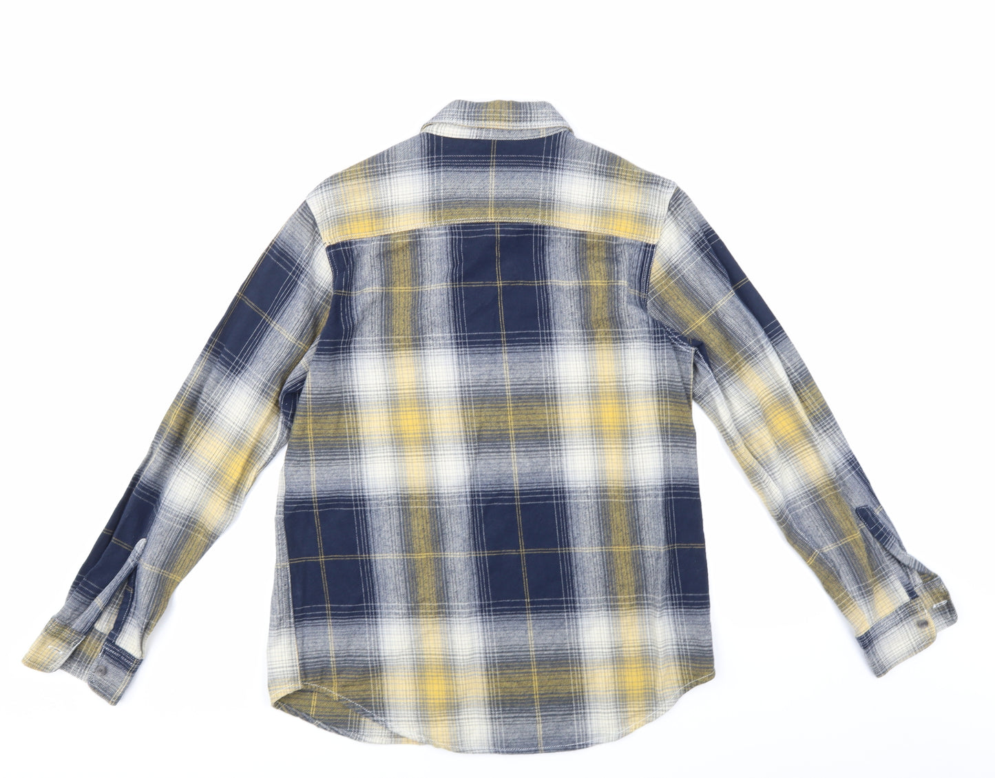Topman Mens Multicoloured Check   Button-Up Size M