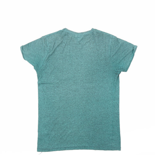 Cedar Wood State Mens Green    T-Shirt Size S