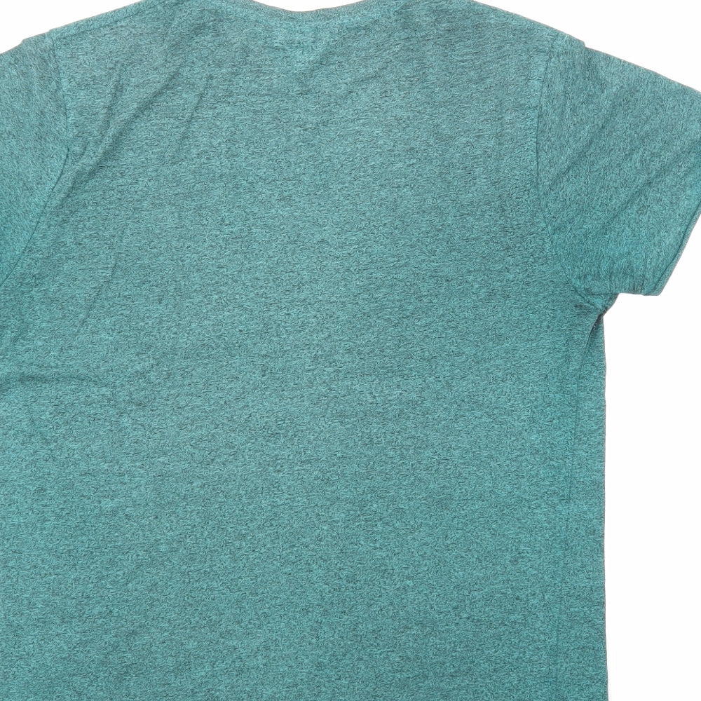 Cedar Wood State Mens Green    T-Shirt Size S