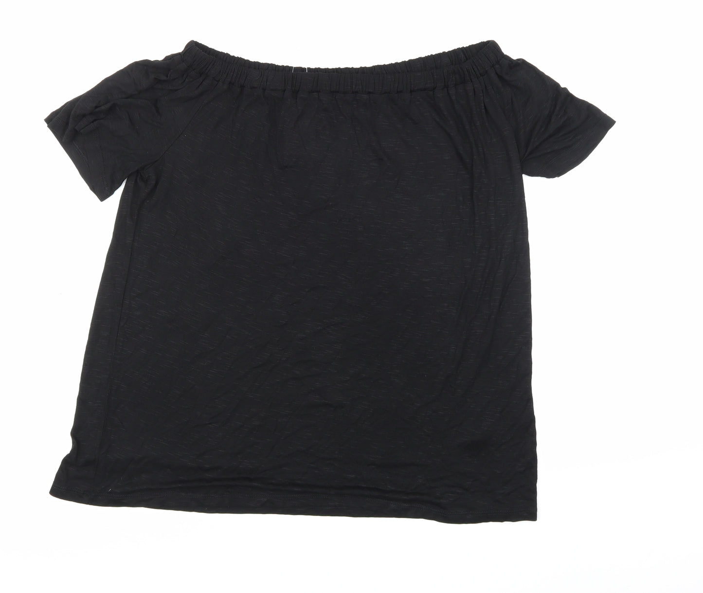 George Womens Black   Basic Blouse Size 14