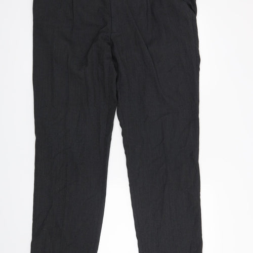 M&S Mens Black   Trousers  Size 38 in L31 in
