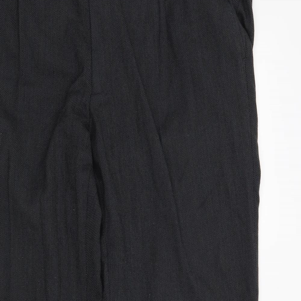 M&S Mens Black   Trousers  Size 38 in L31 in