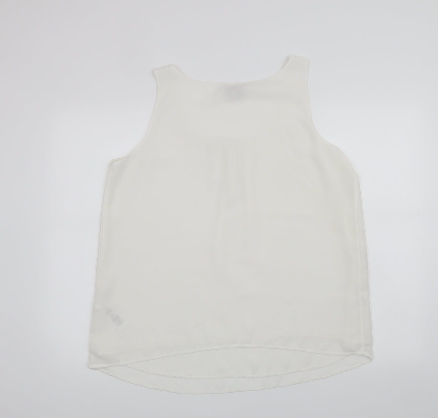 Debenhams Womens White   Basic Blouse Size 16