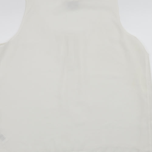 Debenhams Womens White   Basic Blouse Size 16