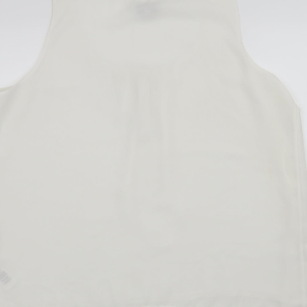 Debenhams Womens White   Basic Blouse Size 16