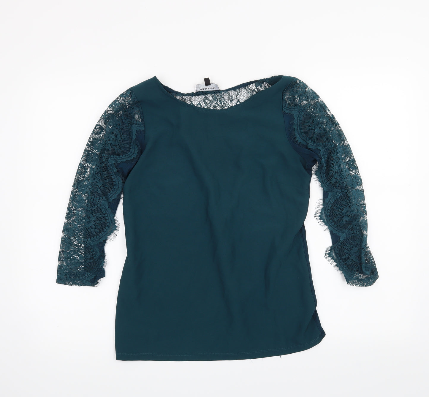 Warehouse Womens Green   Basic Blouse Size 8