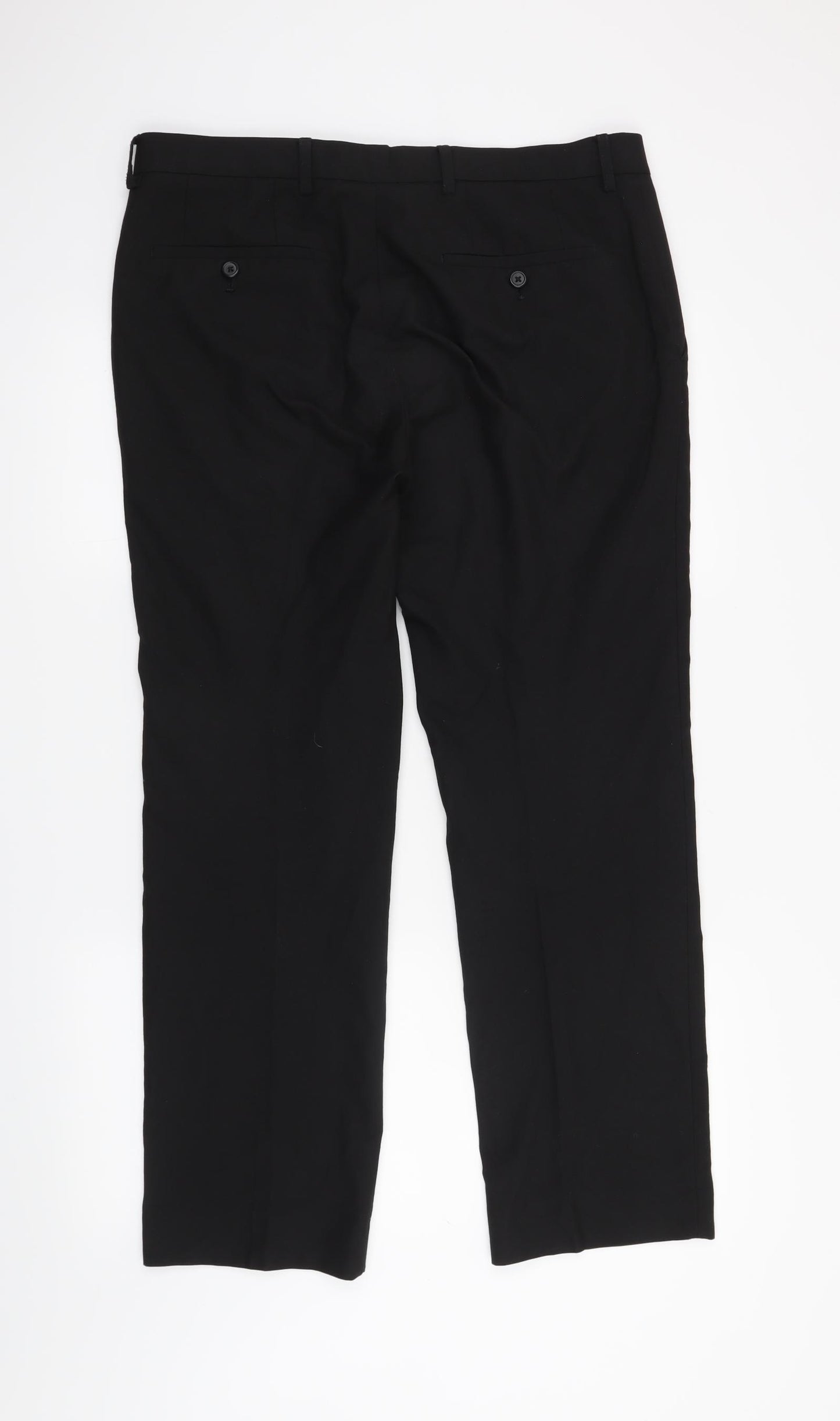 NEXT Mens Black   Trousers  Size 34 in L29 in