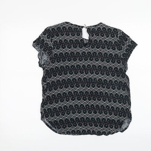 H&M Womens Black   Basic T-Shirt Size 10