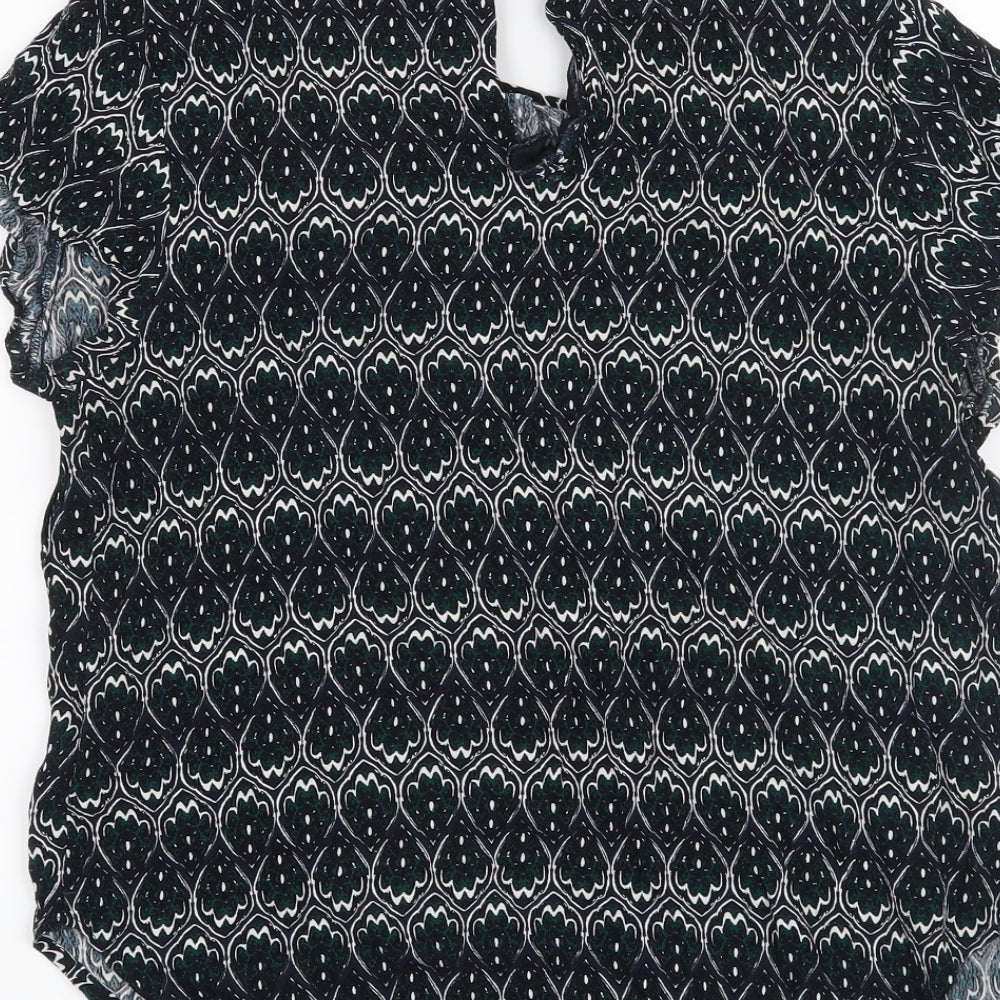 H&M Womens Black   Basic T-Shirt Size 10