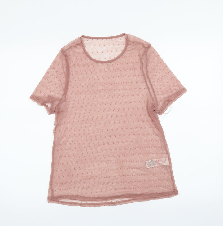New Look Womens Pink   Basic T-Shirt Size 12