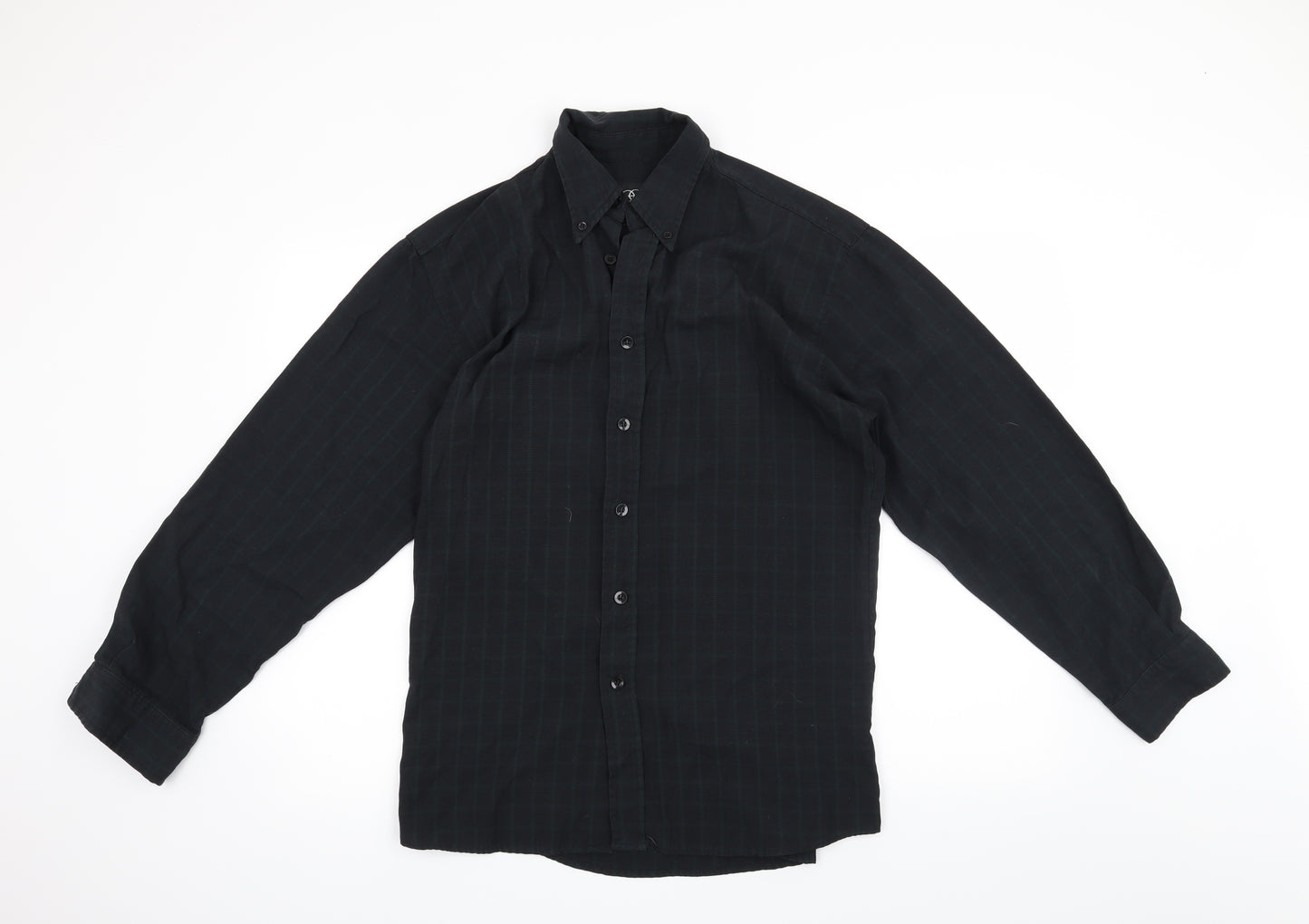 Ciro Citterio Mens Black    Button-Up Size S