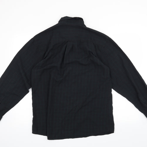 Ciro Citterio Mens Black    Button-Up Size S