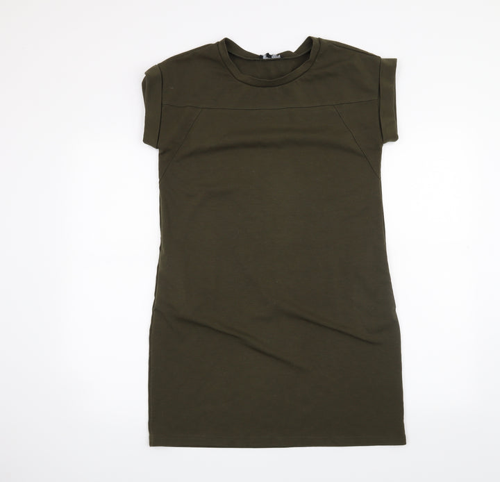 New Look Womens Green A-Line Size 10