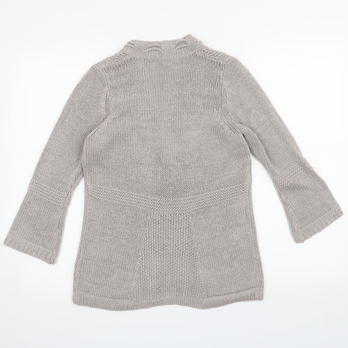 Marks and Spencer Womens Grey   Cardigan Jumper Size 10