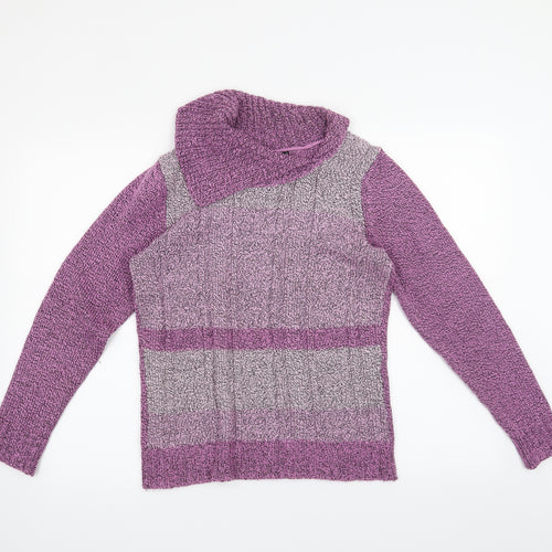 Bon Marché Womens Purple   Pullover Jumper Size S